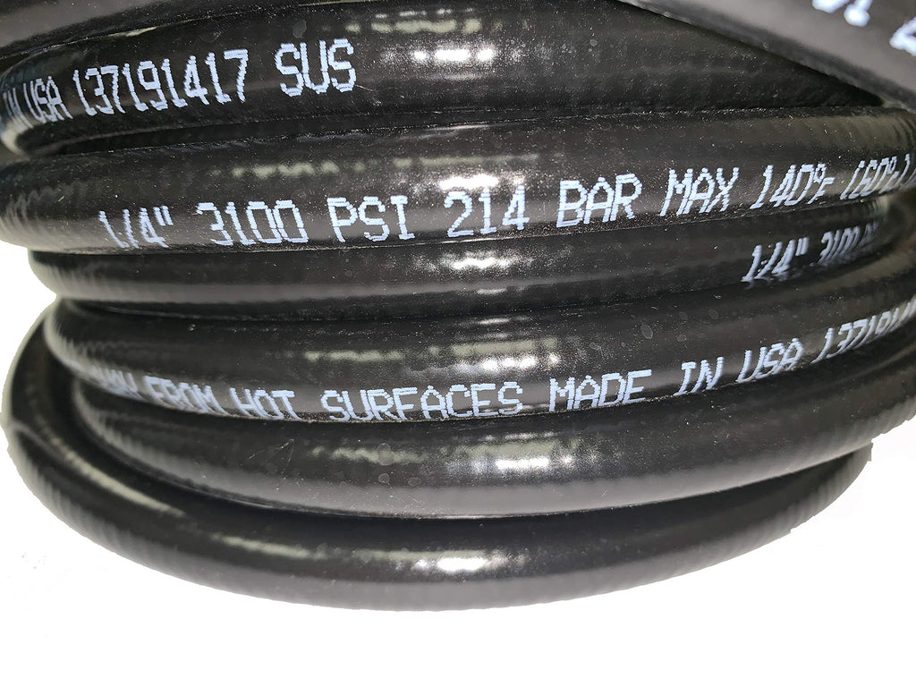B & S, Craftsman & Generac replacement pressure washer hose - Made in USA